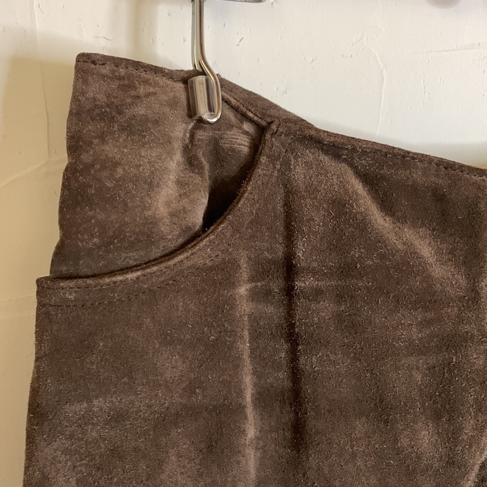 Vintage Y2K Suede Boot Cut Pants by Mossimo​​​​​ - Picture 7 of 15